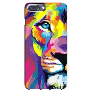 Чохол з картинкою ЛЕВ для iPhone 7 Plus (VPrint) (Яскравий Лев)