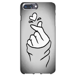Чохол з принтом для iPhone 7 Plus (AlphaPrint - Знак сердечка) (Значок Love)