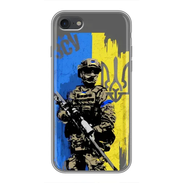 Чохол з принтом «АРТ солдат» для iPhone 7