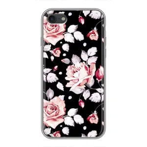 Чохли з квітами для iPhone 7 (VPrint) (Квіти на чорному)