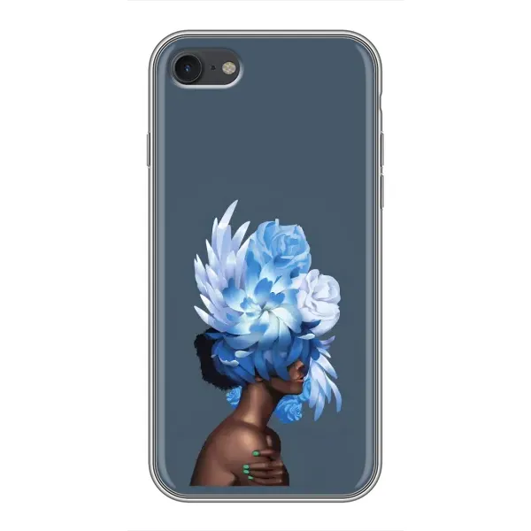 Чехол с принтом «Цветы на голове» для iPhone 7