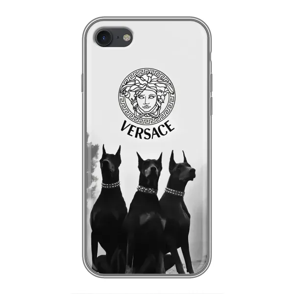 Чохол з принтом «Доберман Версаче» для iPhone 7