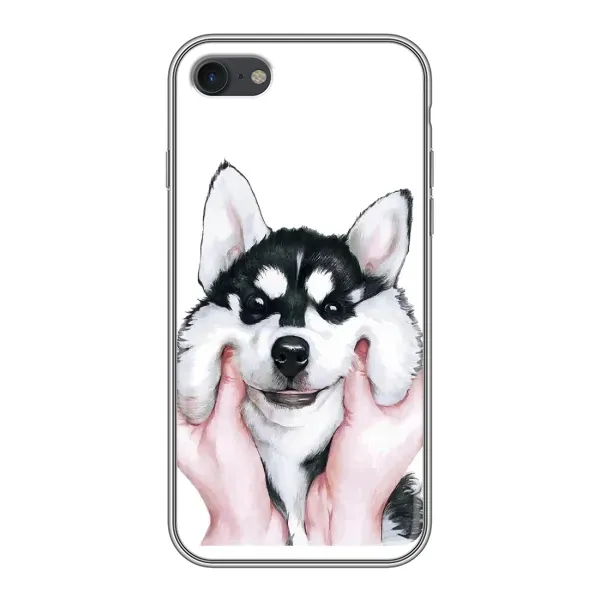 Чохол з принтом «Радісний Хаскі» для iPhone 7