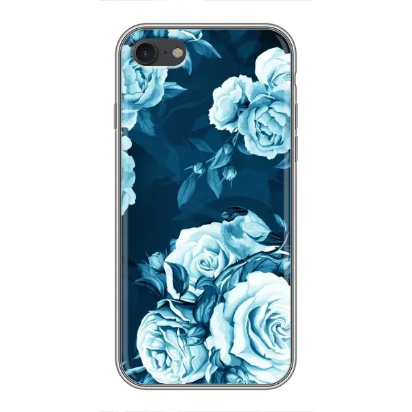 Чехол с принтом «Голубые Бутоны» для iPhone 7