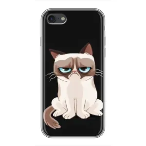Чохол з принтом для iPhone 7 (AlphaPrint) Модні коти (Сумний кіт)
