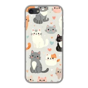 Чохол з малюнком кіт на iPhone 7 (Колаж котів)