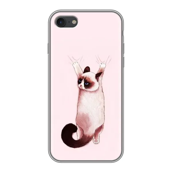 Чохол з принтом «Котик падає» для iPhone 7