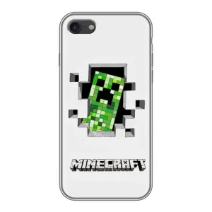 Чохол Майнкрафт на iPhone 7 (AlphaPrint) Minecraft (кріпер Майнкрафт)