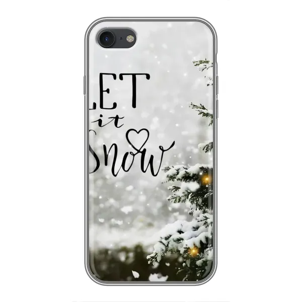Чохол з принтом «Let it snow» для iPhone 7
