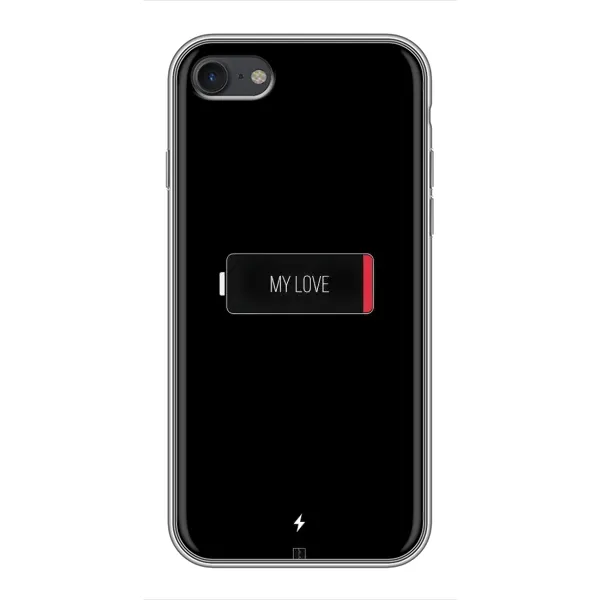 Чехол с принтом «Love battery» для iPhone 7