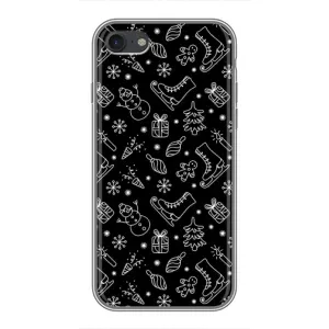 Новорічні, Святкові Чохли для iPhone 7 - 2024 год (Новорічний фон)