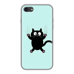 Чохол з принтом для iPhone 7 (AlphaPrint) Модні коти (Падаючий кіт)