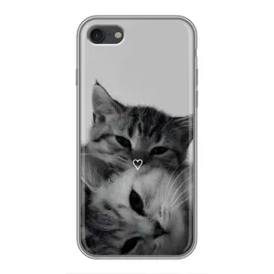 Чохол з малюнком кіт на iPhone 7 (Пара котів)
