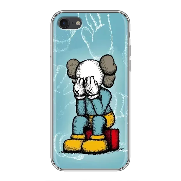 Чохол з принтом «Плач Bearbrick» для iPhone 7