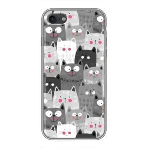 Чохли з Котиками для iPhone 7 (VPrint) (Мальовані котики)
