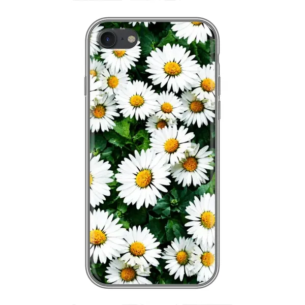 Чохол з принтом «Ромашки» для iPhone 7
