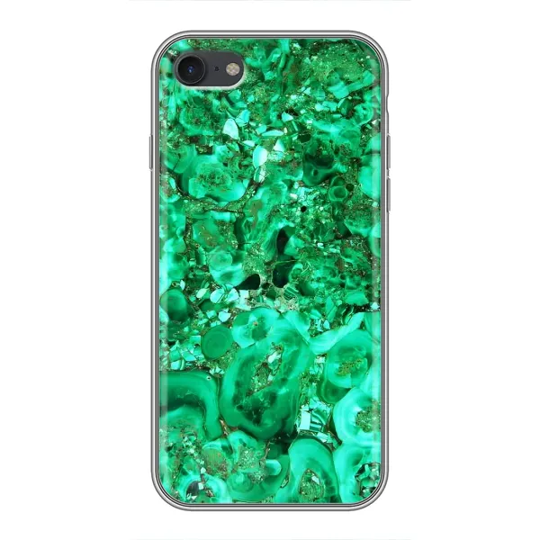 Чохол з принтом «Салатовий Мрамор» для iPhone 7