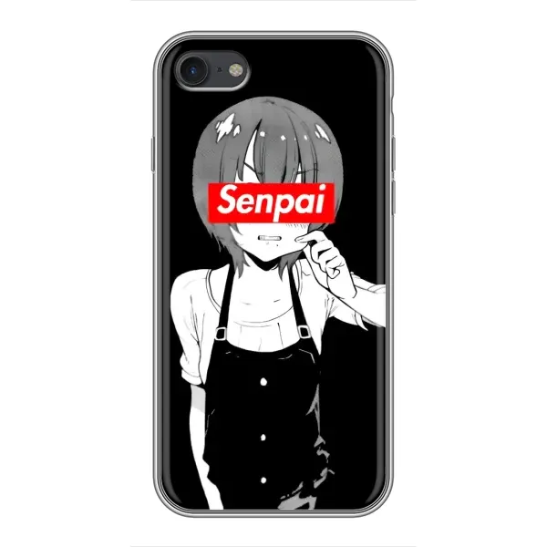 Чохол з принтом «Senpai» для iPhone 7