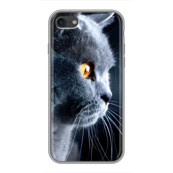 Чехол с принтом «Серый Кот» для iPhone 7