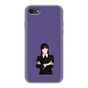 Чохли Венсдей на iPhone 7 Уенсдей (AlphaPrint) (Венздей у чорному)