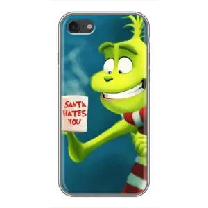 Різдвяні Чохли для iPhone 7 (VPrint) (Зелений Грінч)