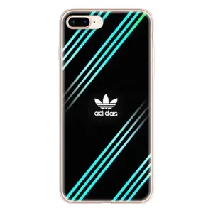 Чехлы Адидас для iPhone 8 Plus (AlphaPrint) (Адидас с полосами)