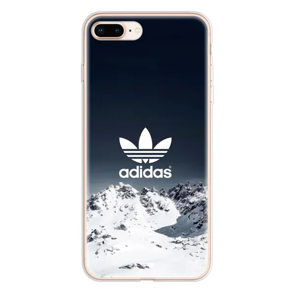 Чохол з принтом «Адідас в горах» для iPhone 8 Plus