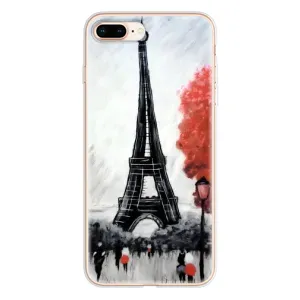 Чехол Эйфелева Башня для iPhone 8 Plus - (AlphaPrint) (Башня в Париже)