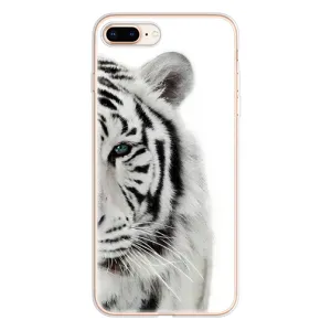 Чехлы с картинками животных iPhone 8 Plus (Белый Тигр)