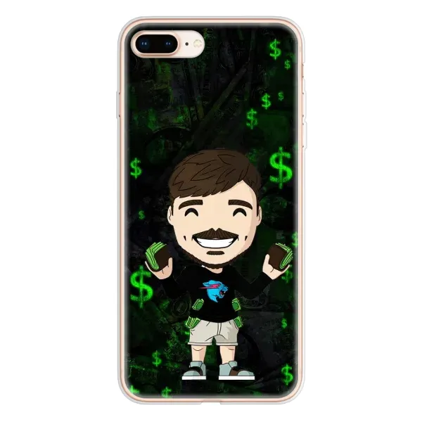 Чехол с принтом «Блогер Beast» для iPhone 8 Plus