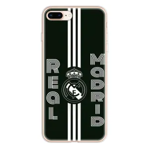 ФК Реал Мадрид чехлы для iPhone 8 Plus (AlphaPrint) (черно белый Реал)
