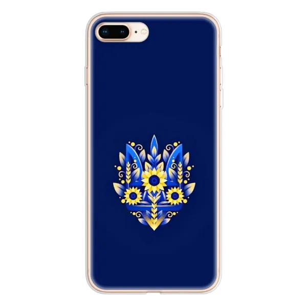 Чохол з принтом «Квітковий Герб» для iPhone 8 Plus