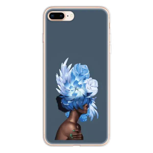 Чохол з принтом «Квіти на голові» для iPhone 8 Plus