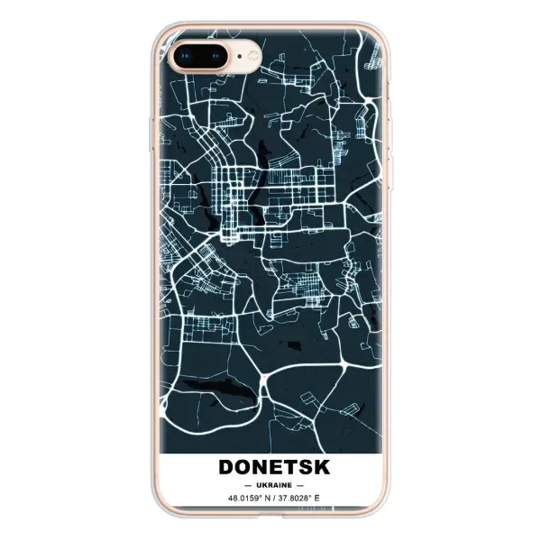 Чехол с принтом «Донецк» для iPhone 8 Plus