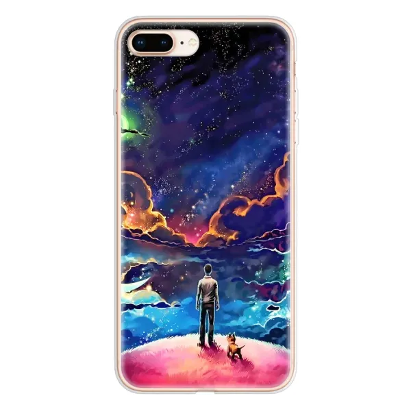 Чохол з принтом «Вид Галактики» для iPhone 8 Plus Чохол з принтом «Вид Галактики» для iPhone 8 Plus