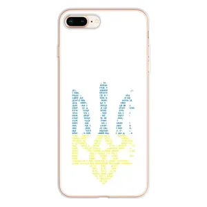 Чехлы для iPhone 8 Plus  Укр. Символика (AlphaPrint) (Герб из букв)