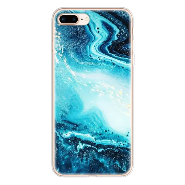 Чехол с принтом «Голубой мрамор» для iPhone 8 Plus Чехол с принтом «Голубой мрамор» для iPhone 8 Plus
