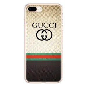 Чехлы ГУЧЧИ для Айфон 8 Плюс (AlphaPrint) (GUCCI стиль)