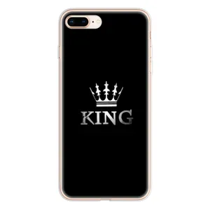 Чехол с Короной Айфон 8 Плюс - (AlphaPrint) (KING)