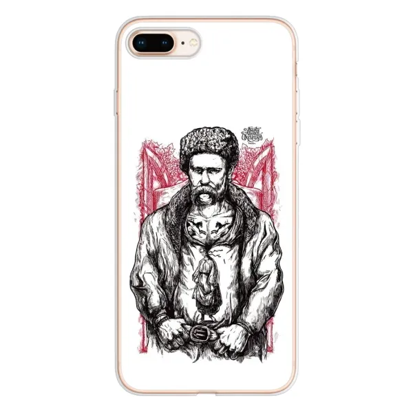 Чехол с принтом «Козак Шевченко» для iPhone 8 Plus Чехол с принтом «Козак Шевченко» для iPhone 8 Plus