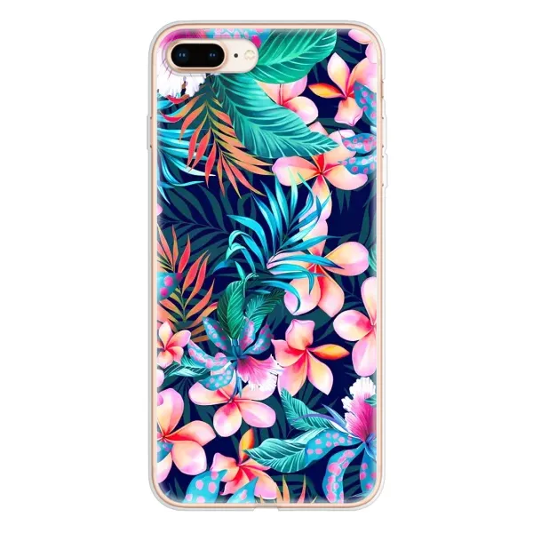 Чохол з принтом «Мальовничі квіти» для iPhone 8 Plus