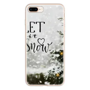 Новогодние, Праздничные Чехлы для iPhone 8 Plus - 2024 год (Let it snow)