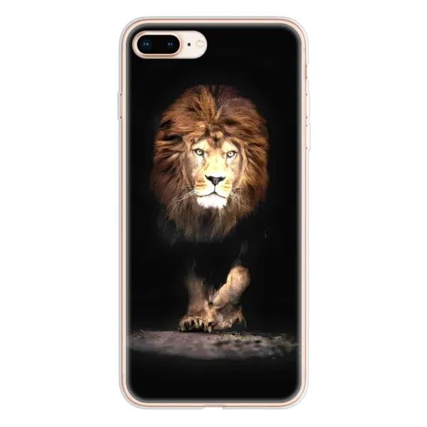 Чехол с принтом «Лев» для iPhone 8 Plus