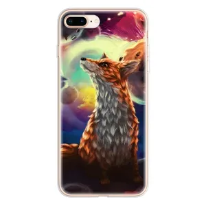 Чохли з картинкою Лисичка для iPhone 8 Plus (VPrint) (Лисичка в космосі)