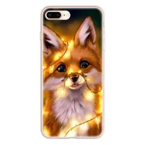 Чохли з картинкою Лисичка для iPhone 8 Plus (VPrint) (Лисичка в гірляндах)