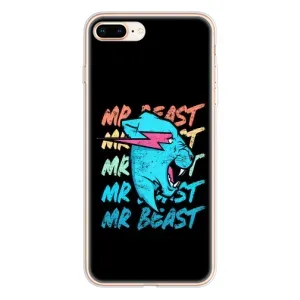 Чехлы Мистер Бист для Айфон 8 Плюс (logo Mr beast)