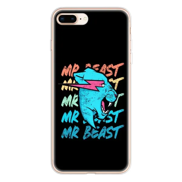 Чехол с принтом «logo Mr beast» для iPhone 8 Plus