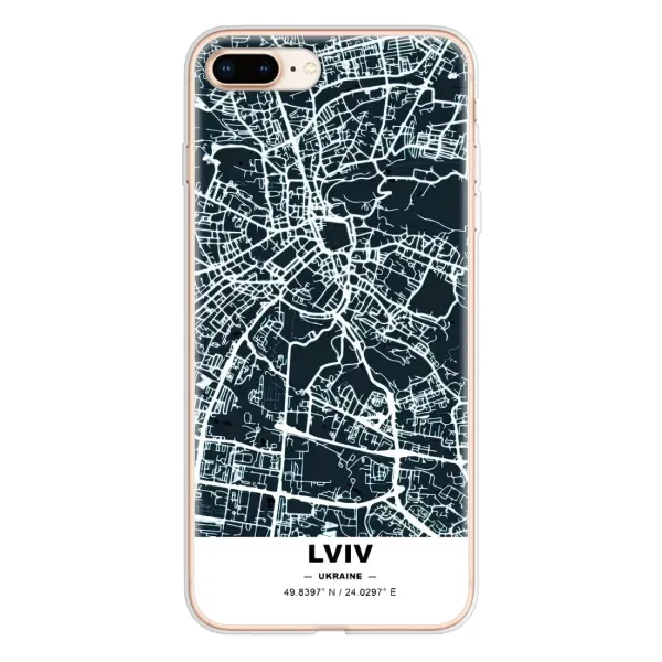 Чехол с принтом «Львов» для iPhone 8 Plus