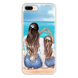 Чохол з друком для iPhone 8 Plus - (Мама з дитинкою) (AlphaPrint)