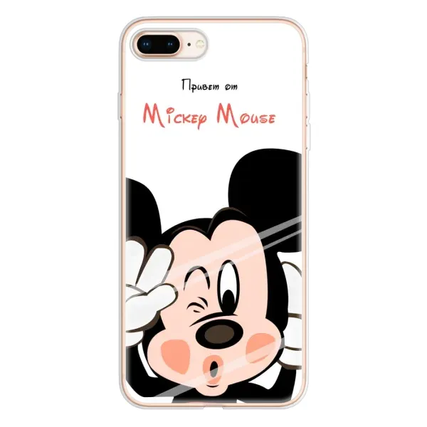 Чехол с принтом «Маус Микки» для iPhone 8 Plus